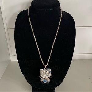 🐱💕 hello Kitty long 14k gold plated necklace. 💙🐱